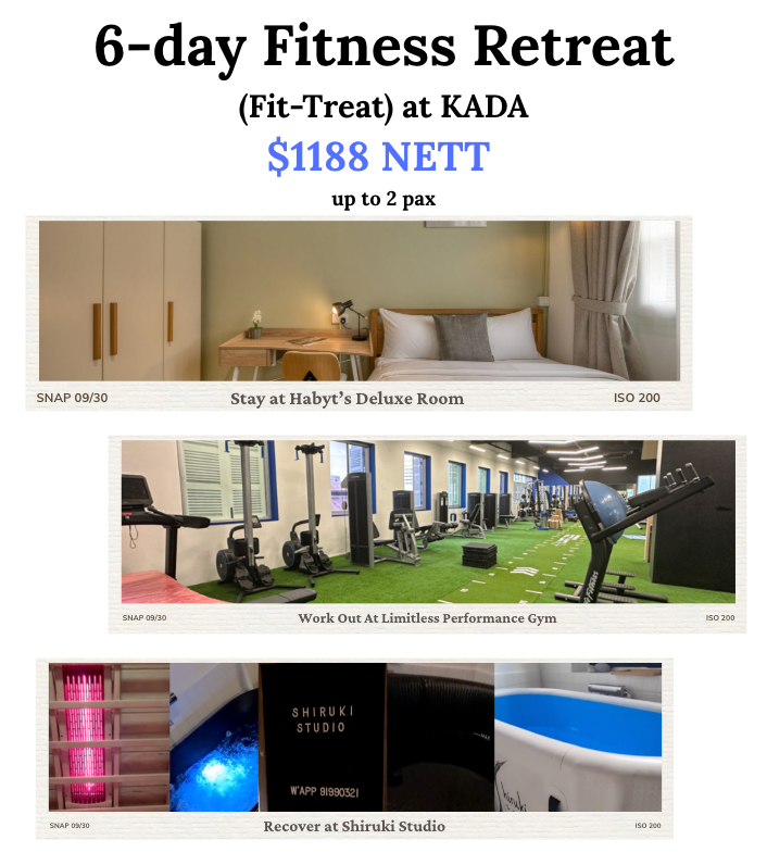 6-day Fitness Retreat (Fit-Treat) at KADA